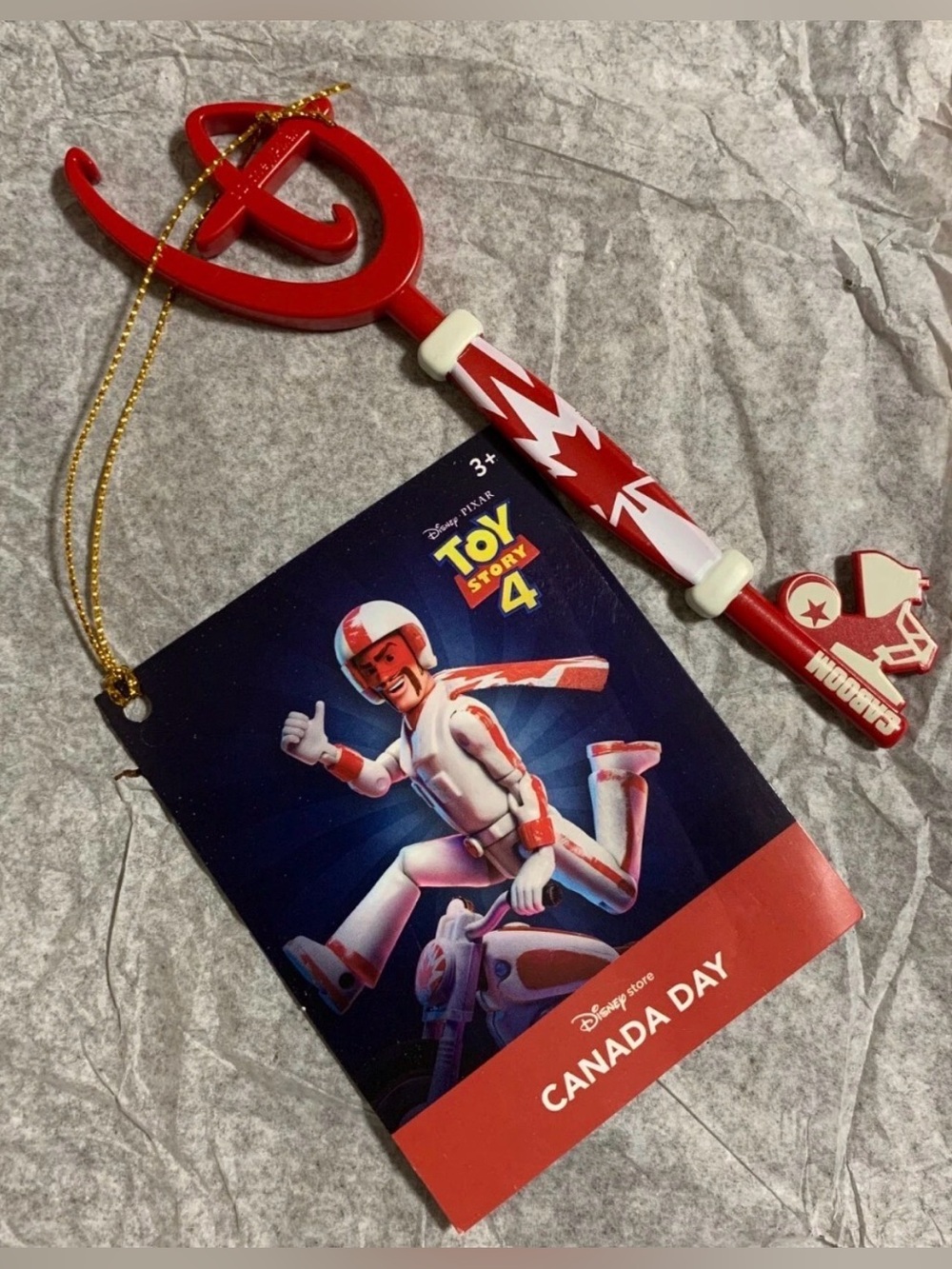 Disney Store Key Exclusive Canada Day Toy Story 4 Duke Caboom New With Tag